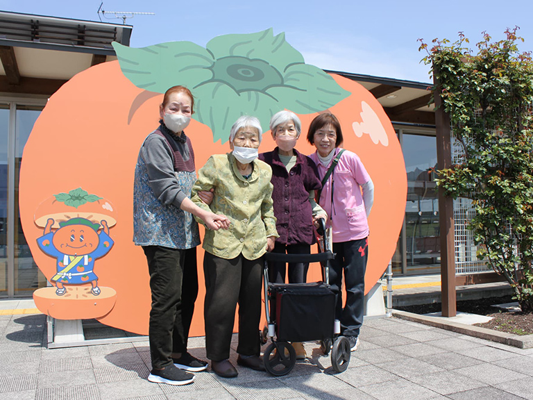 富有柿有名な大野町へ