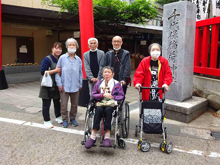 おちょぼさんにて