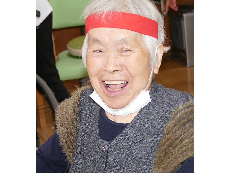 勝利の笑顔