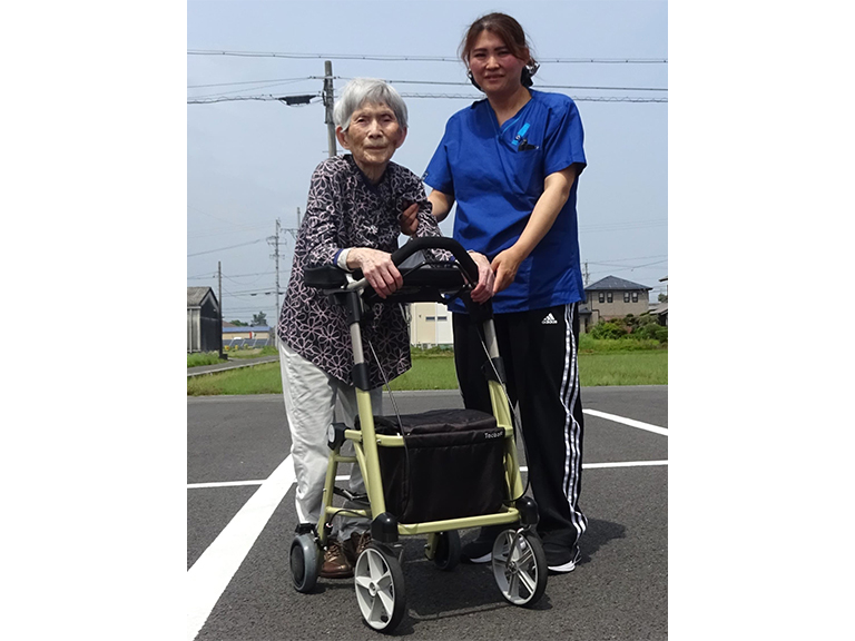 屋外歩行訓練
